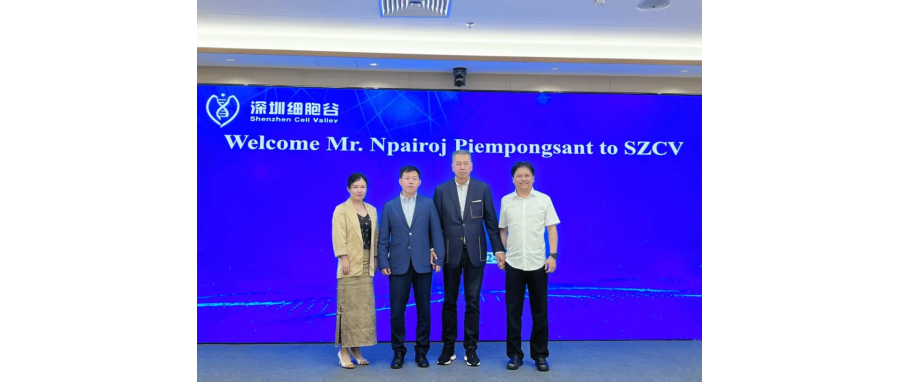 Thai business tycoon Npairoj Piempongsant visits Shenzhen Cell Valley